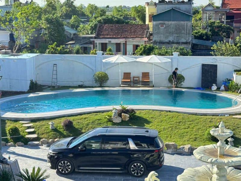 Chống Thấm Wasaco thi công chống thấm bể bơi tại xã Quảng Tân, Quảng Ninh