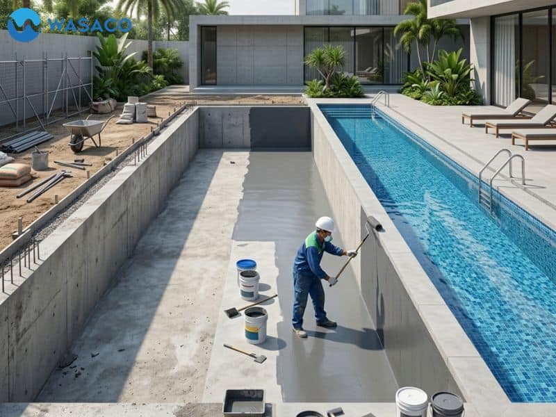 Khi nào chống thấm bể bơi