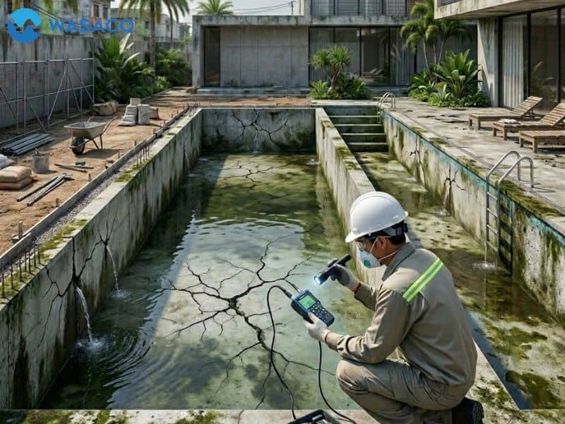 Khi nào chống thấm bể bơi
