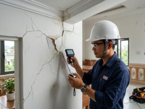 Nguyên nhân nhà bị nứt cổ trần