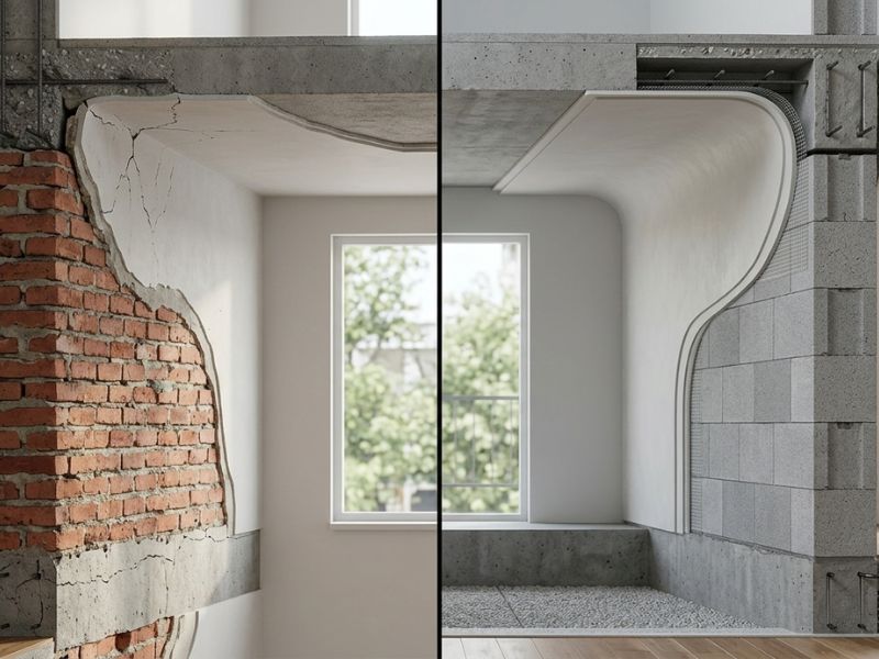 Nguyên nhân nhà bị nứt cổ trần