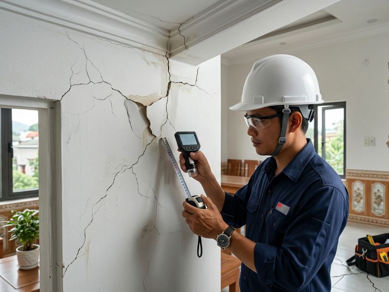 Nguyên nhân nhà bị nứt cổ trần