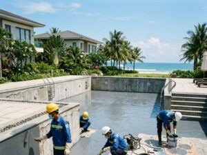 chống thấm bể bơi tại Đà Nẵng