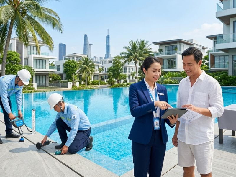 chống thấm hồ bơi tại TPHCM