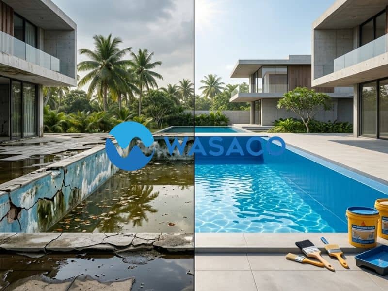 chống thấm hồ bơi tại TPHCM