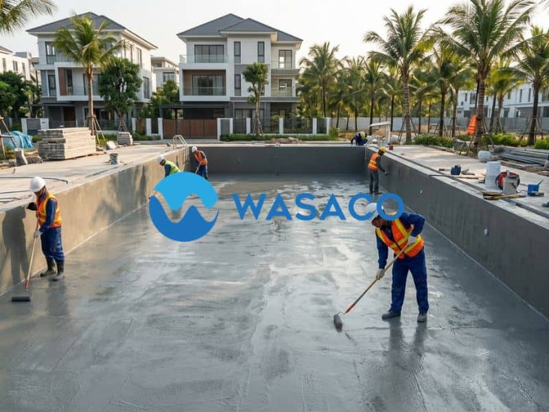 chống thấm hồ bơi tại TPHCM