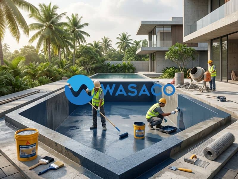 chống thấm hồ bơi tại TPHCM