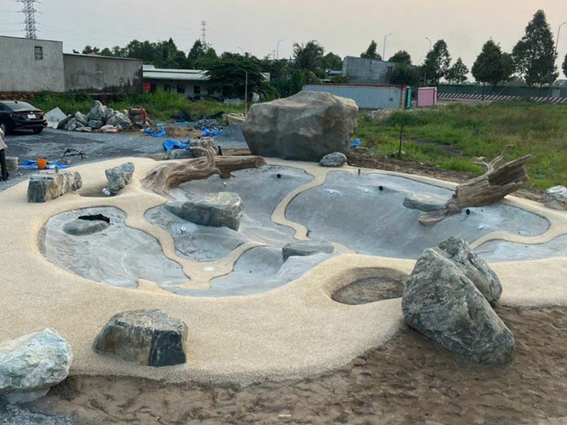 thi công chống thấm bể bơi cảnh quan tại Bắc Ninh