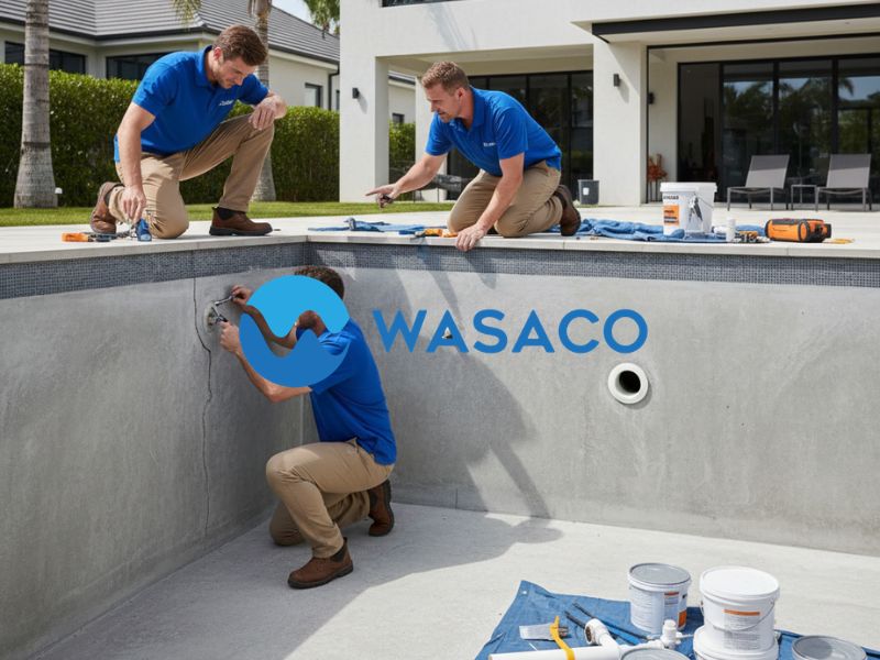 xử lý rò rỉ bể bơi