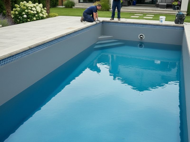 xử lý rò rỉ bể bơi