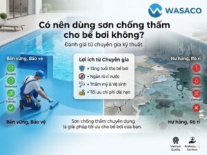 Có nên dùng sơn chống thấm cho bể bơi không