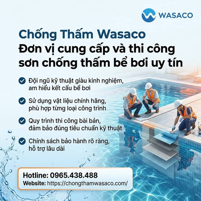 Có nên dùng sơn chống thấm cho bể bơi không