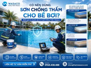 Có nên dùng sơn chống thấm cho bể bơi không