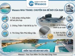 chống thấm bể bơi tại Nha Trang