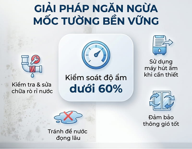 mốc tường có độc không