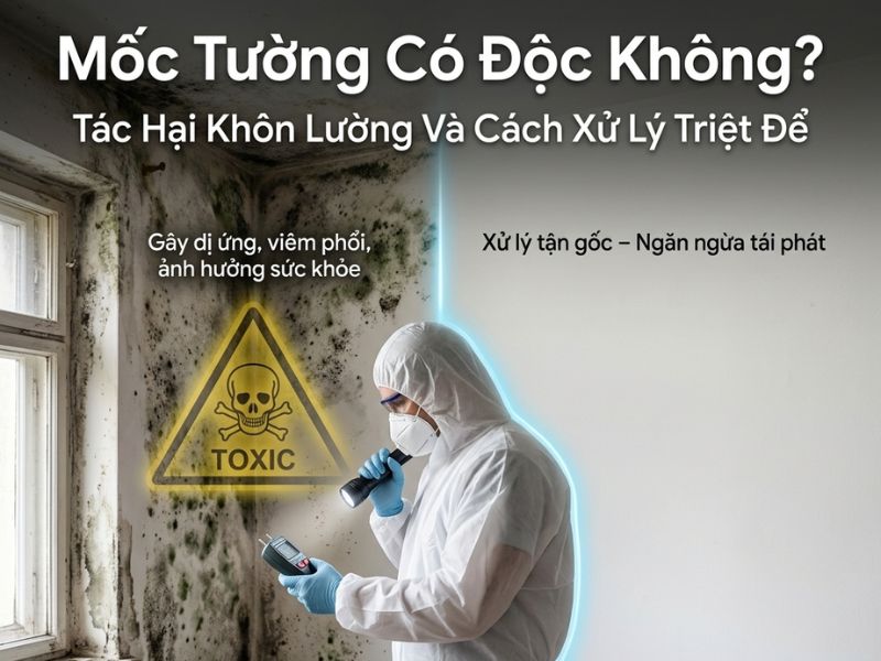 mốc tường có độc không
