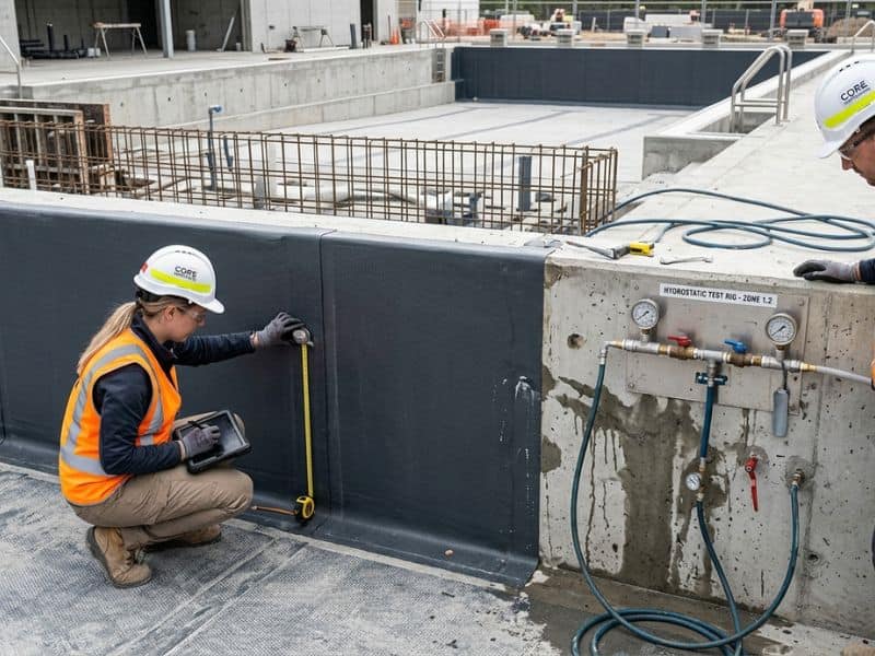 tiêu chuẩn nghiệm thu chống thấm bể bơi