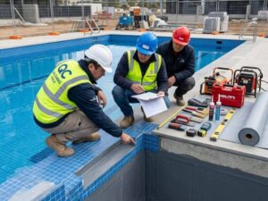 tiêu chuẩn nghiệm thu chống thấm bể bơi