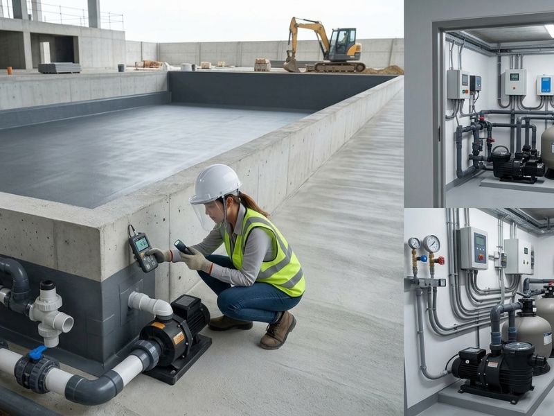 tiêu chuẩn nghiệm thu chống thấm bể bơi