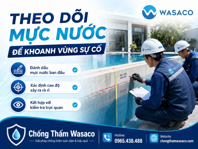 Cách xác định vị trí rò rỉ trong bể bơi 