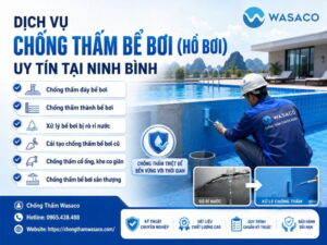 Dịch vụ chống thấm bể bơi tại Ninh Bình