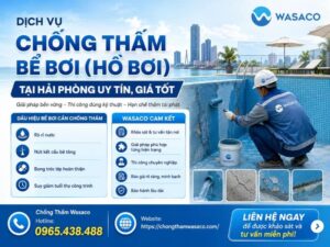Dịch vụ chống thấm bể bơi tại Ninh Bình