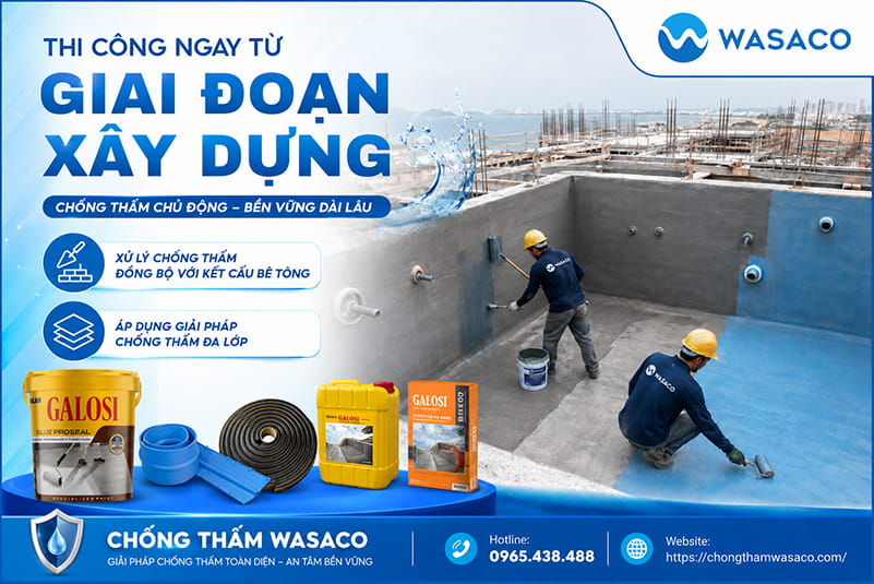 Chống thấm bể bơi vô cực cần lưu ý những gì