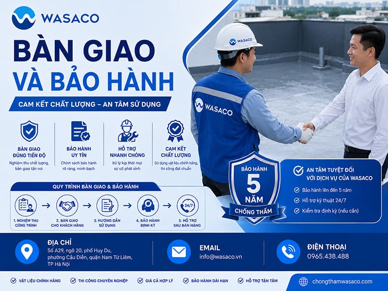 Bàn giao và bảo hành