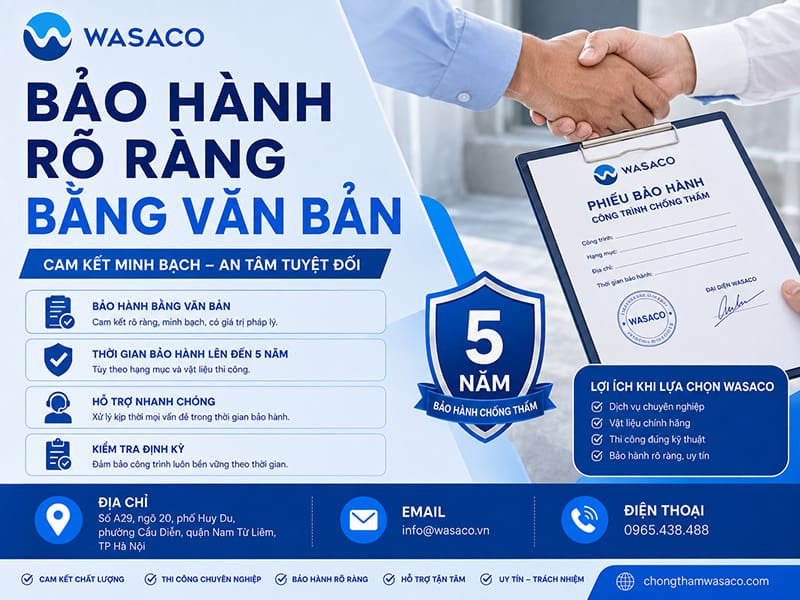 Bảo hành rõ ràng bằng văn bản