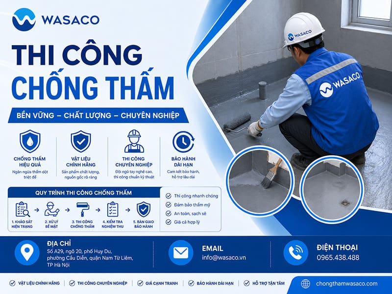 Thi công chống thấm
