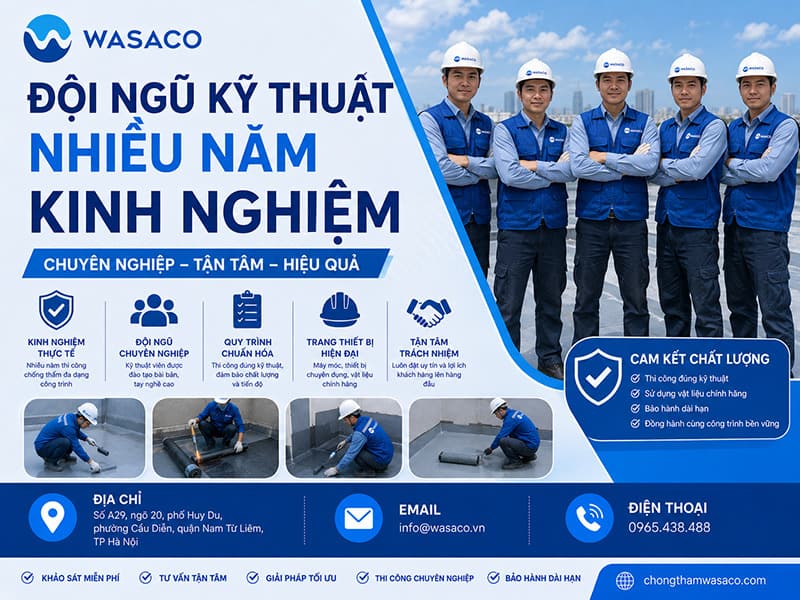 Đội ngũ kỹ thuật nhiều năm kinh nghiệm