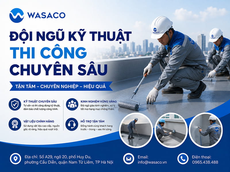 Đội ngũ kỹ thuật thi công chuyên sâu