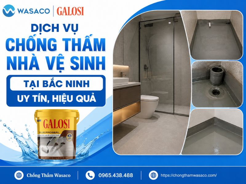 Chống thấm nhà vệ sinh tại Bắc Ninh