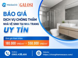 Chống thấm nhà vệ sinh tại Nha Trang