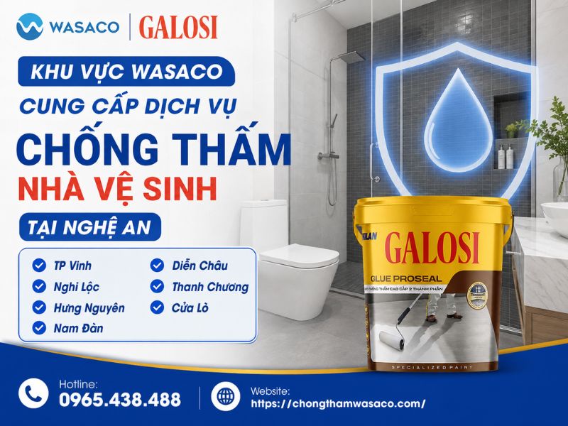 chống thấm nhà vệ sinh tại Nghệ An