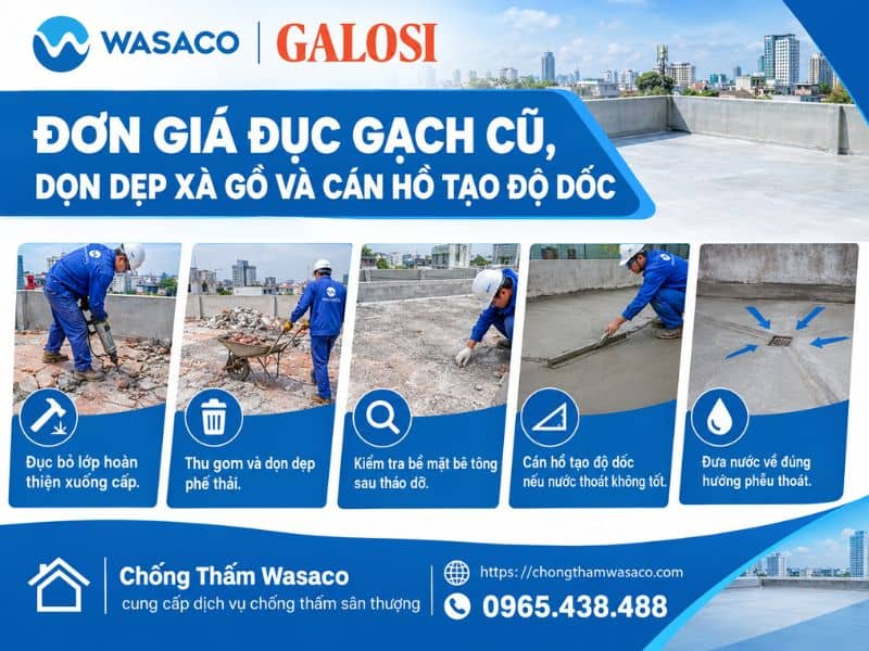 chống thấm sân thượng tại Đà Nẵng