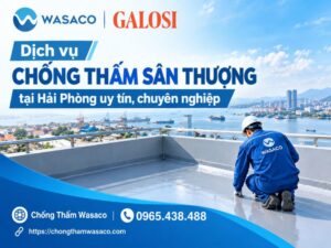 chống thấm sân thượng tại Hải Phòng