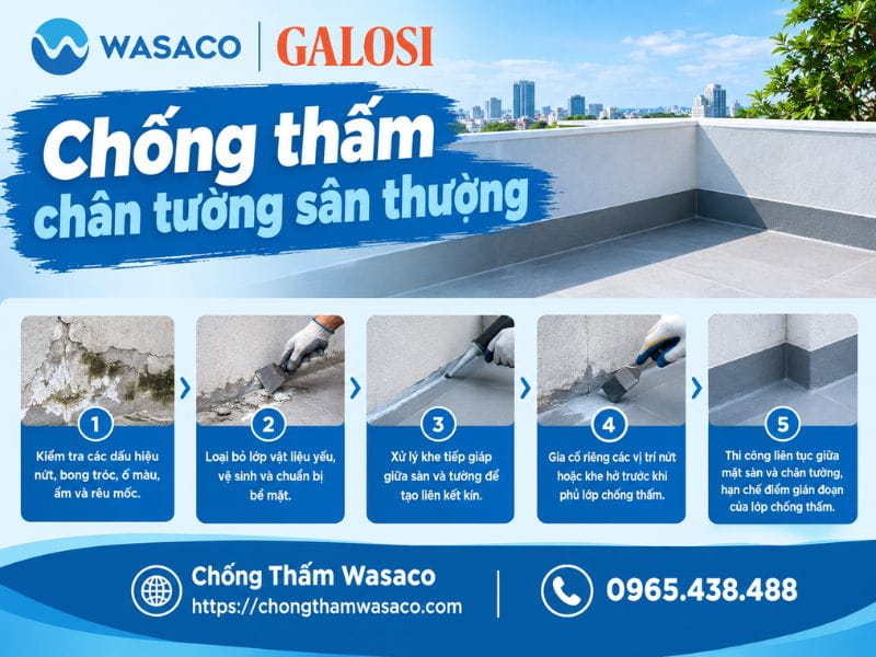 chống thấm sân thượng tại Hải Phòng
