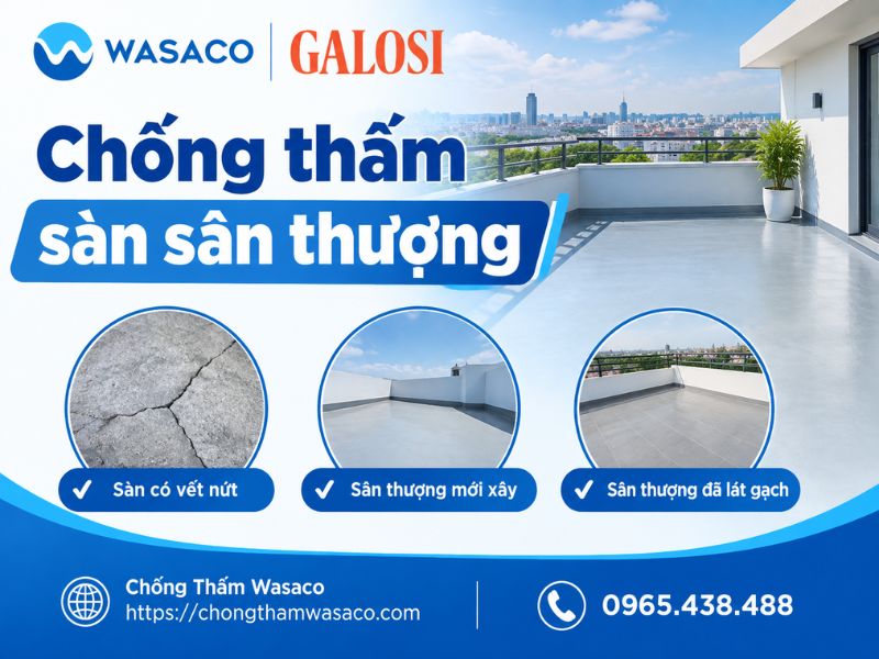 chống thấm sân thượng tại TPHCM