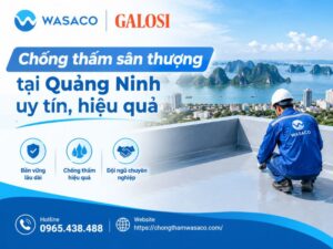 Chống thấm sân thượng tại Quảng Ninh