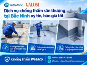 chống thấm sân thượng tại Bắc Ninh