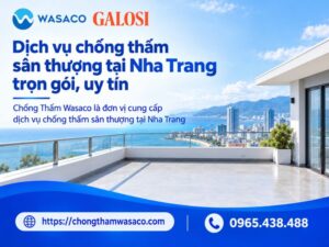 chống thấm sân thượng tại Nha Trang